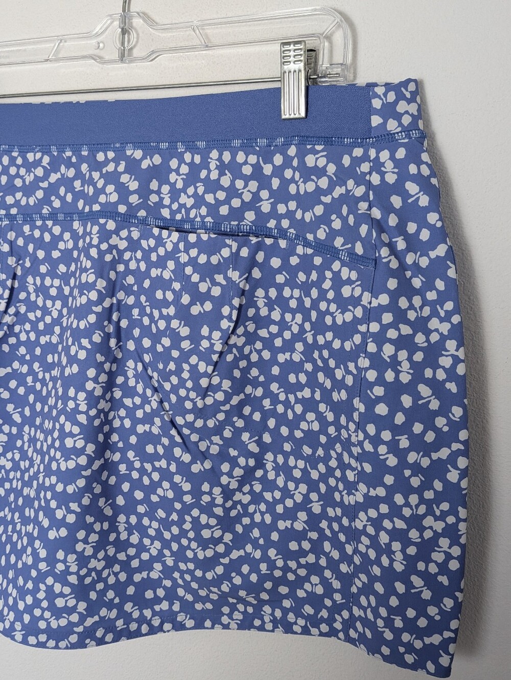 NWT RALPH LAUREN RLX blue White skirt short skort golf tennis Pickleball Sz L - Picture 6 of 16
